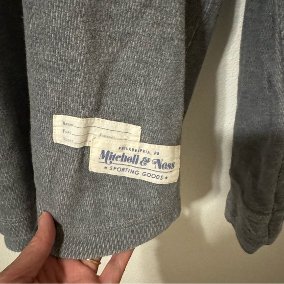 Seattle Seahawks Mitchell & Ness Throwback Retro Logo Thermal Gray Varsity-XL - Picture 7 of 11